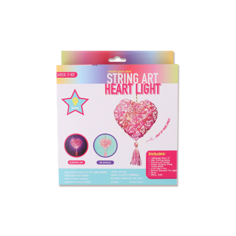 String Art Heart Light ของเล่นสร้างสรรค์สำหรับเด็ก